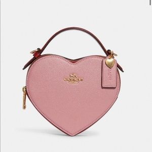 *SOLD* Coach Heart Crossbody Bag in Colorblock